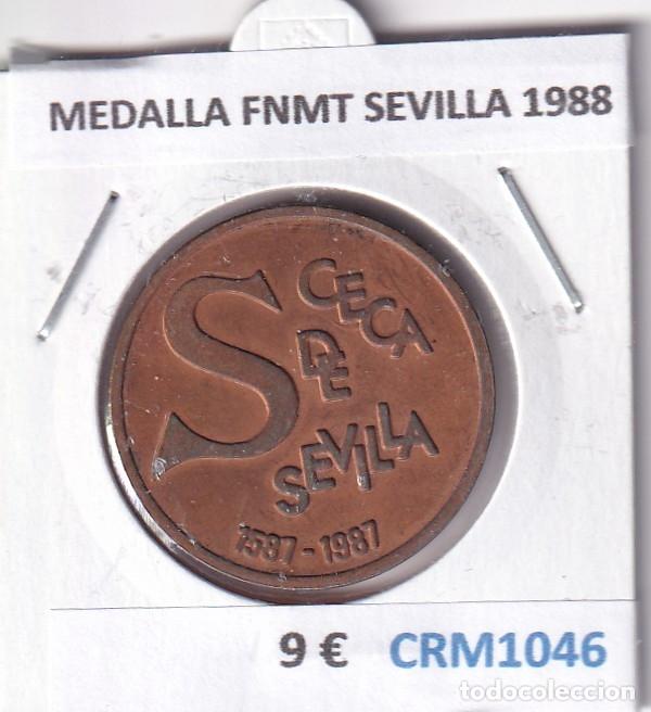 Medallas hist&oacute;ricas: CRM1046 MEDALLA FNMT SEVILLA 1988