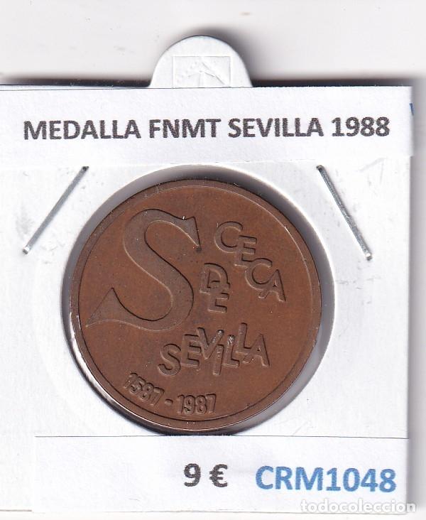 Medallas hist&oacute;ricas: CRM1048 MEDALLA FNMT SEVILLA 1988