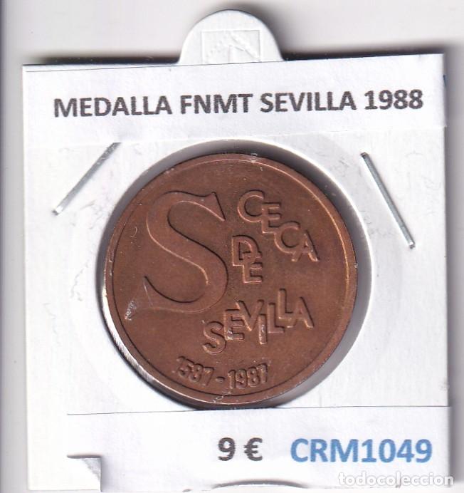 Medallas hist&oacute;ricas: CRM1049 MEDALLA FNMT SEVILLA 1988