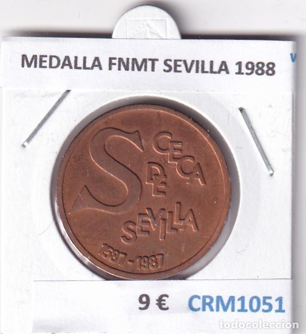 Medallas hist&oacute;ricas: CRM1051 MEDALLA FNMT SEVILLA 1988