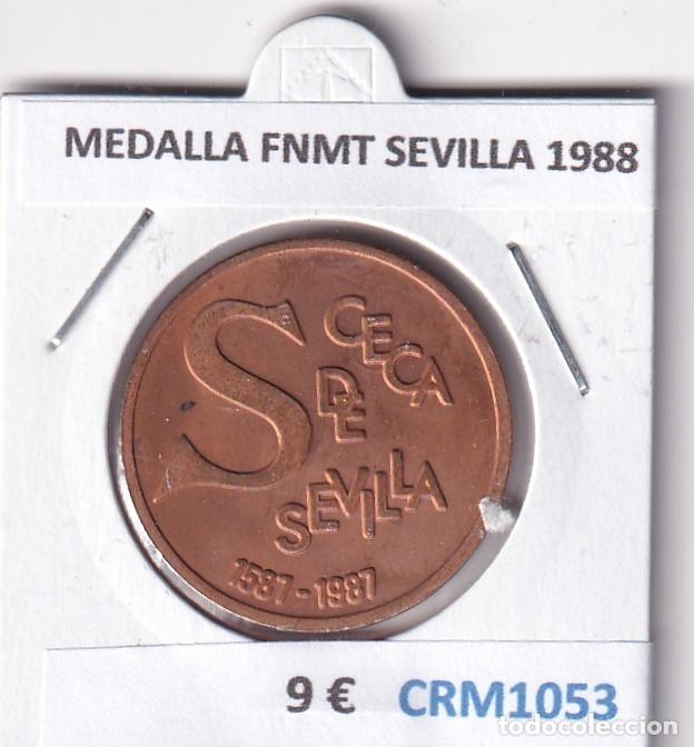 Medallas hist&oacute;ricas: CRM1053 MEDALLA FNMT SEVILLA 1988