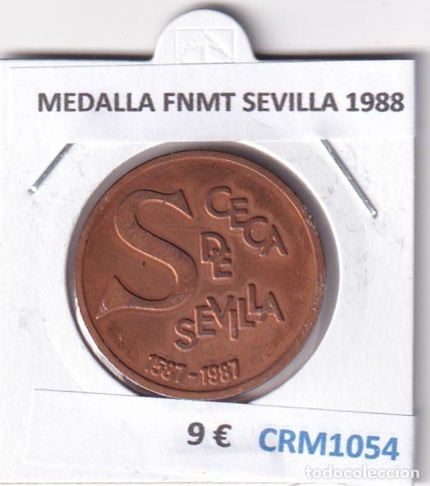 Medallas hist&oacute;ricas: CRM1054 MEDALLA FNMT SEVILLA 1988