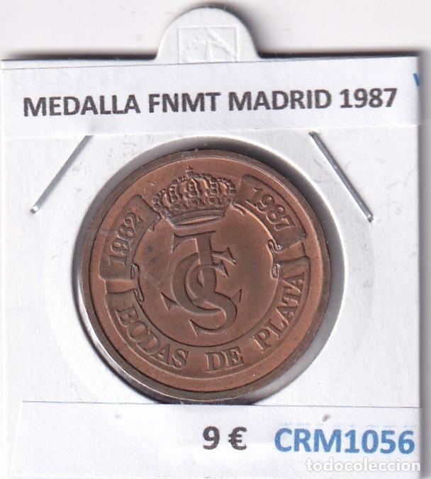 Medallas hist&oacute;ricas: CRM1056 MEDALLA FNMT MADRID 1987