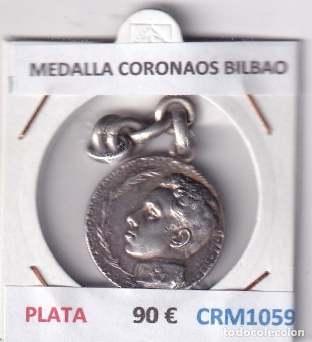 Medallas hist&oacute;ricas: CRM1059 MEDALLA CORONAOS BILBAO PLATA