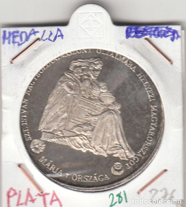 Medallas hist&oacute;ricas: CRM0281 MEDALLA PLATA MARIA ORSZAGA