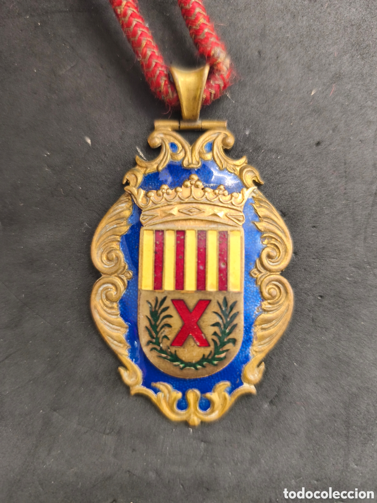 Medallas hist&oacute;ricas: Antigua medalla original de Concejal del Ayuntamiento del Hospitalet de Llobregat