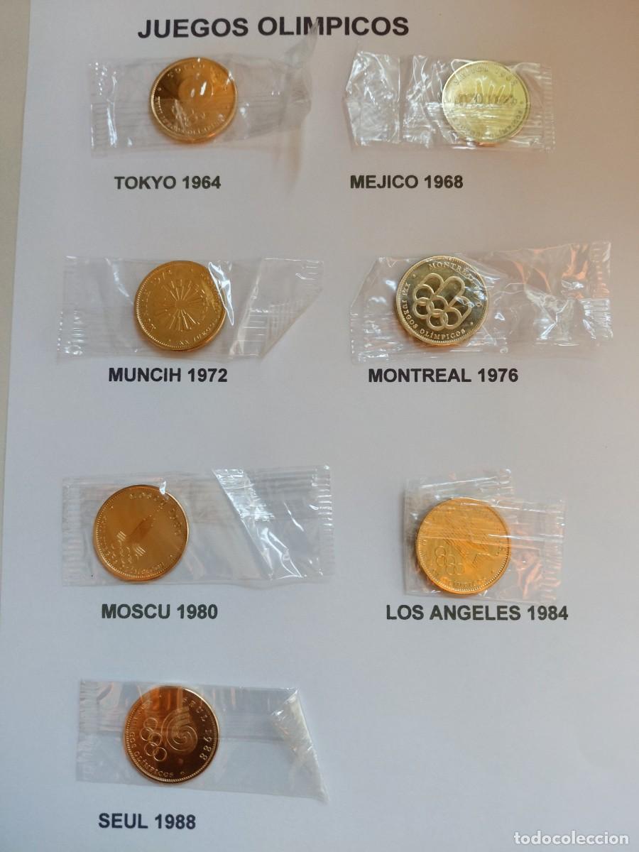 Medallas hist&oacute;ricas: 7 medallas de los juegos olimpicos desde 1964 a 1988