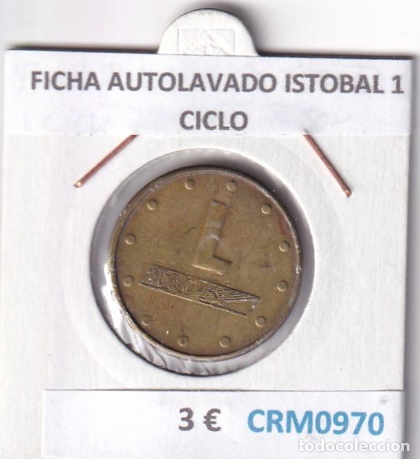Medalhas hist&oacute;ricas: CRM0970 FICHA AUTOLAVADO ISTOBAL 1 CICLO