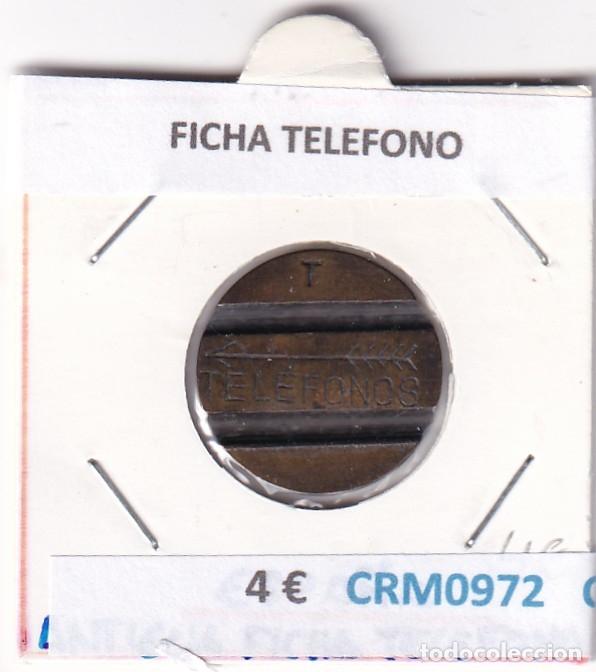 Medallas hist&oacute;ricas: CRM0972 FICHA TELEFONO