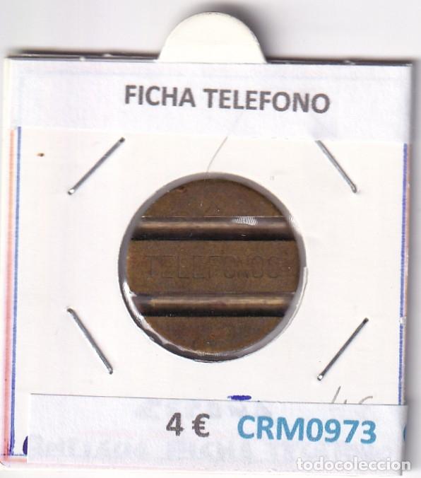 Medallas hist&oacute;ricas: CRM0973 FICHA TELEFONO