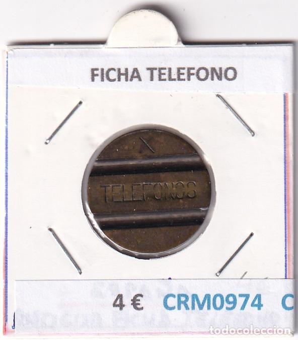 Medallas hist&oacute;ricas: CRM0974 FICHA TELEFONO