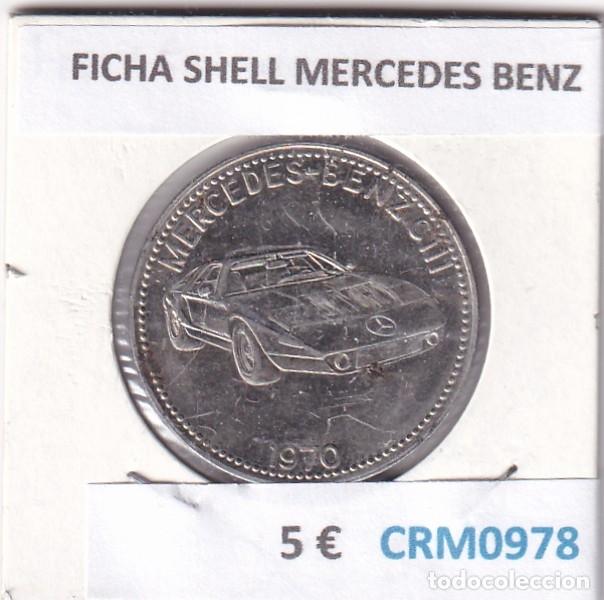 Medallas hist&oacute;ricas: CRM0978 FICHA SHELL MERCEDES BENZ