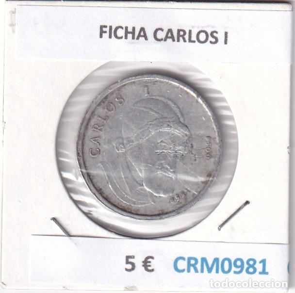 Medallas hist&oacute;ricas: CRM0981 FICHA CARLOS I