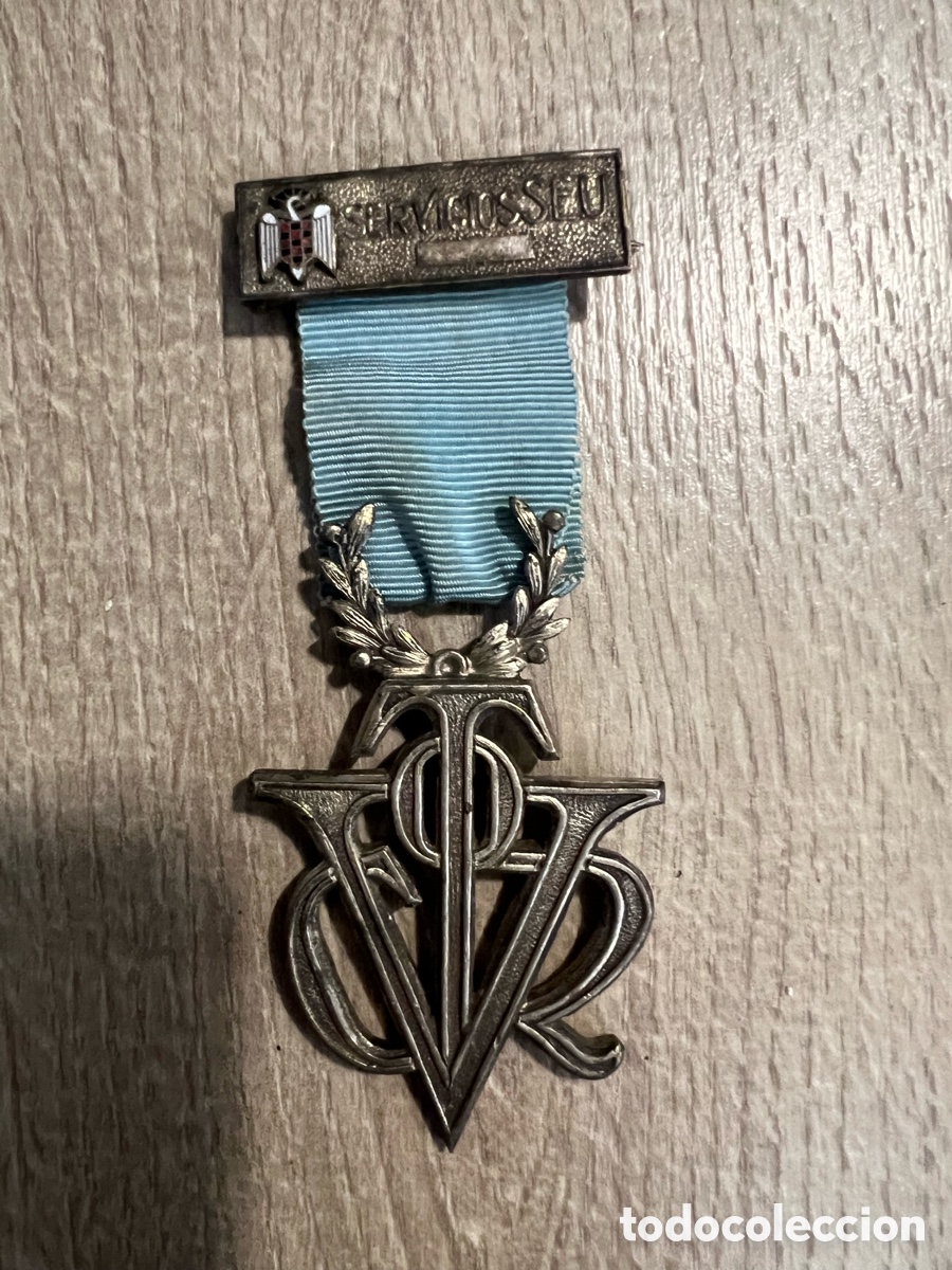 Medallas hist&oacute;ricas: Medalla V&iacute;ctor del SEU - Categor&iacute;a Bronce (Servicios SEU) - Original &Eacute;poca + 2 miniaturas