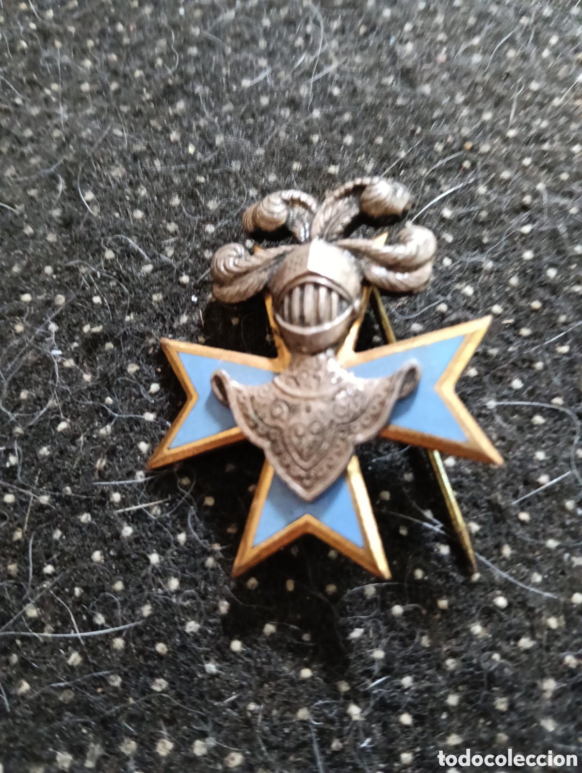 Medallas hist&oacute;ricas: Insignia original de las Divisiones Blindadas del Centro de Entrenamiento de Caballer&iacute;a