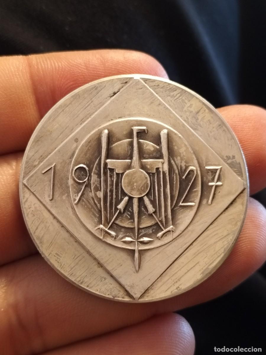 Medalhas hist&oacute;ricas: medalla de plata alemana del 18.&ordm; Festival Federal de Tiro(Deutsches Bundesschie&szlig;en)Munich 1927
