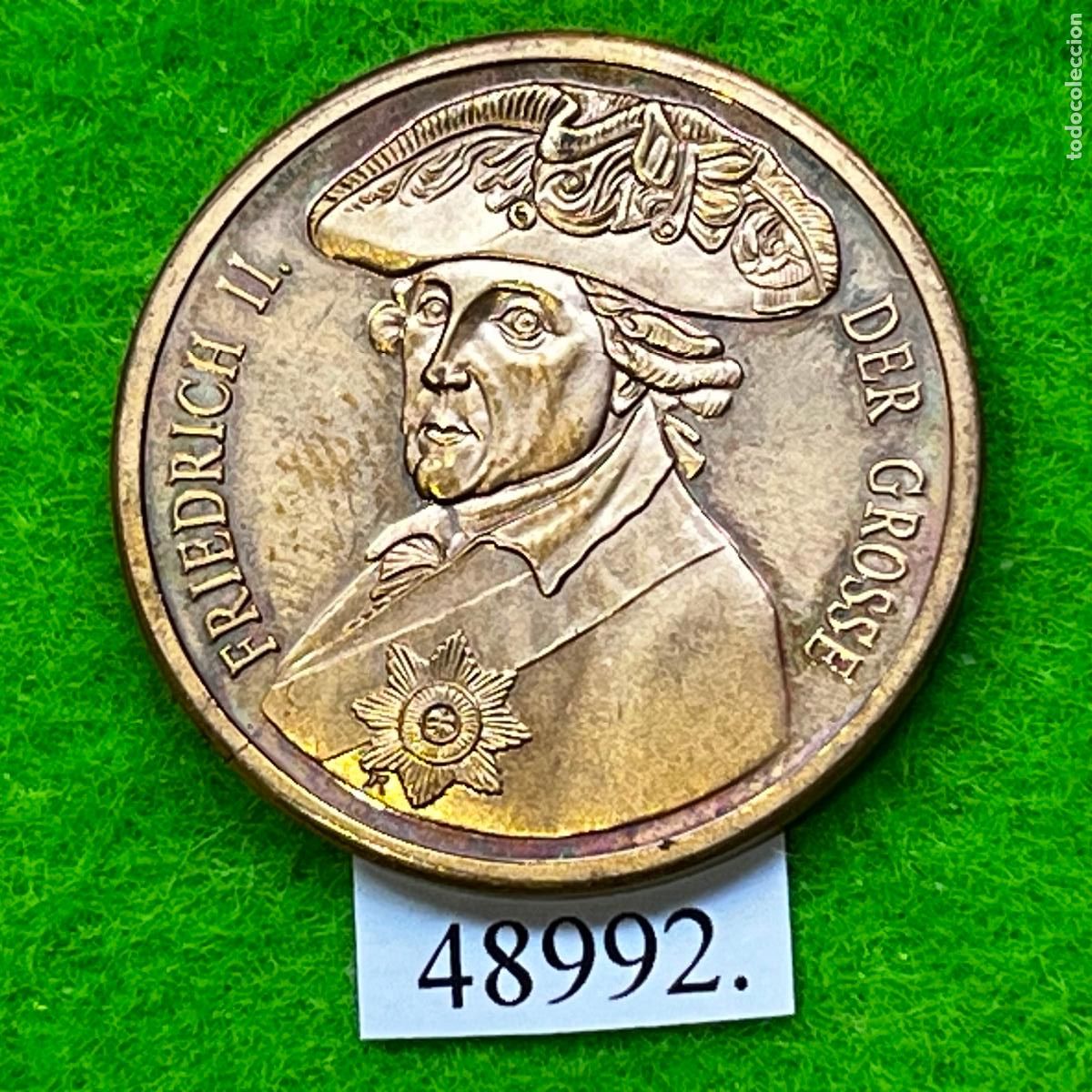 Medallas hist&oacute;ricas: ALEMANIA medalla, Federico II el Grande (Friedrich II. der Grosse), rey de Prusia