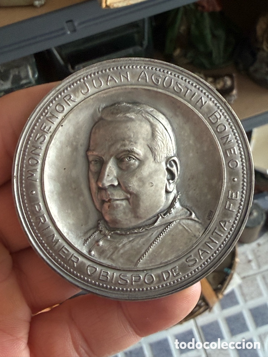 Medallas hist&oacute;ricas: Antigua medalla religiosa 1918