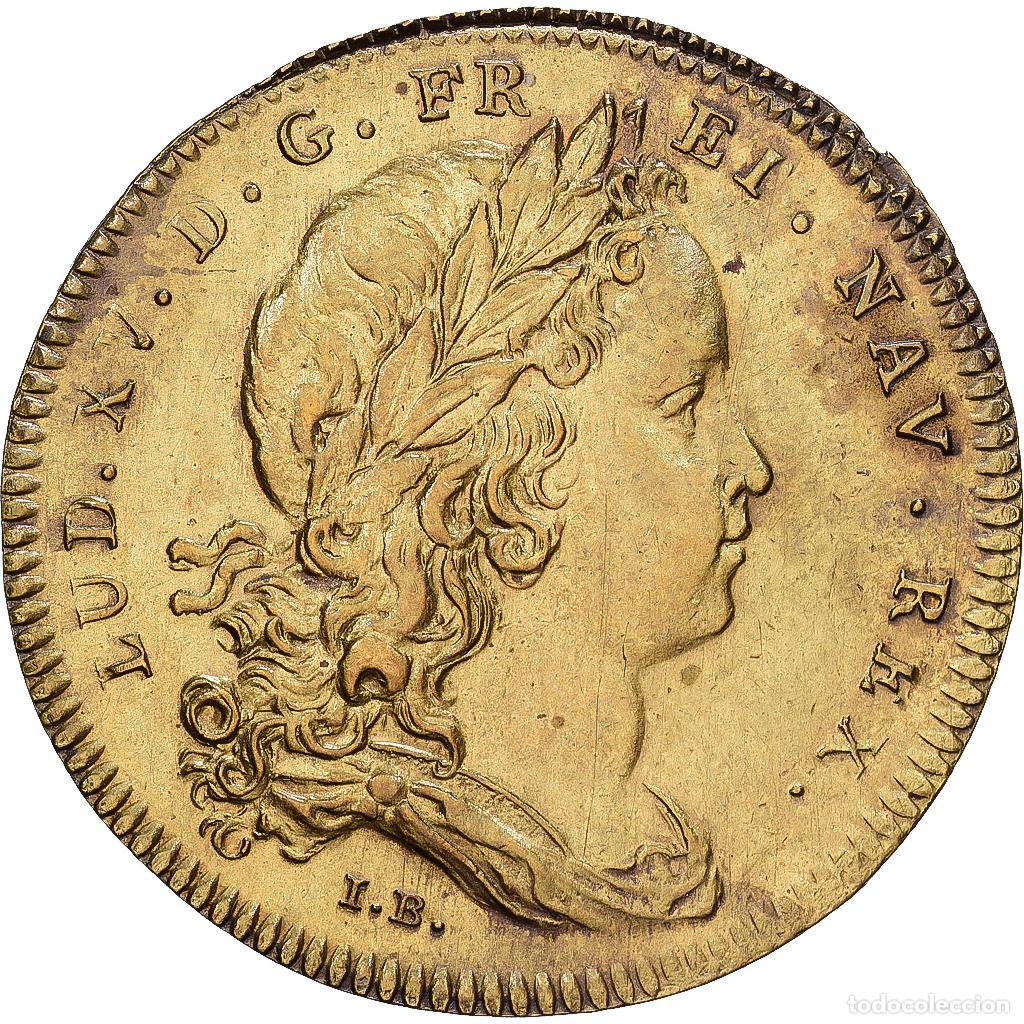 Medallas hist&oacute;ricas: [#1546510] Francia, zeton, Louis XV, n.d. (1715-1774), Lat&oacute;n, MBC+, Feuardent:13193