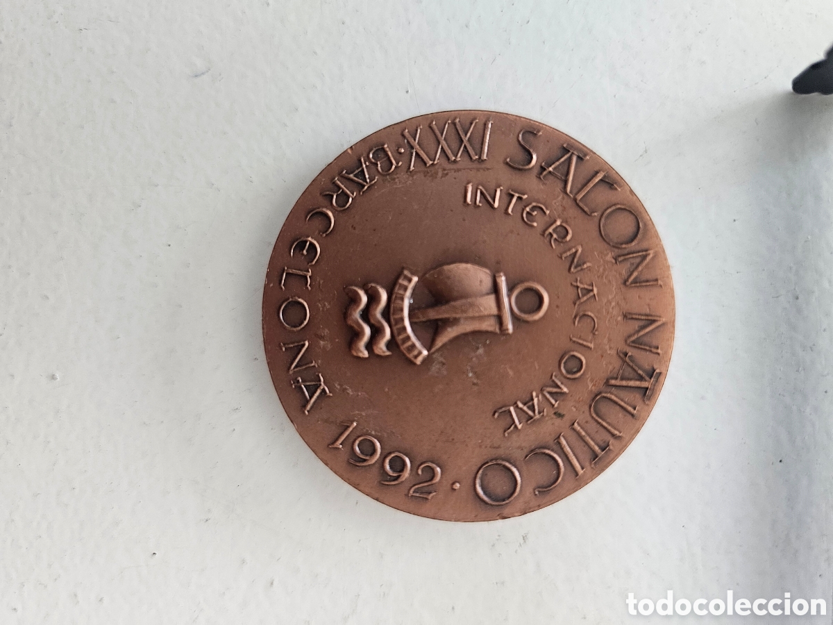 Medallas hist&oacute;ricas: Medalla Bronce XXXI Sal&oacute;n N&aacute;utico Internacional Barcelona 1992 - Vapor Reina Victoria Eugenia (Alaba