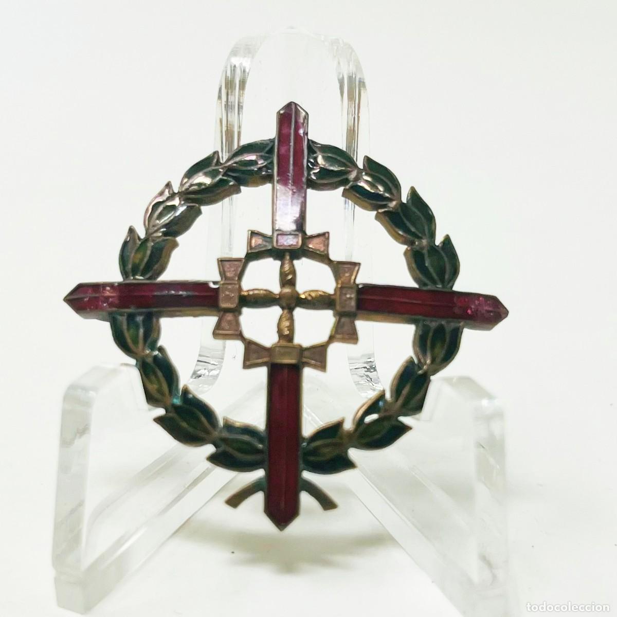 Medallas hist&oacute;ricas: CRUZ LAUREADA DE SAN FERNANDO DE DIARIO &ndash; ESMALTADA &ndash; 40 MM &ndash; &Eacute;POCA FRANCO