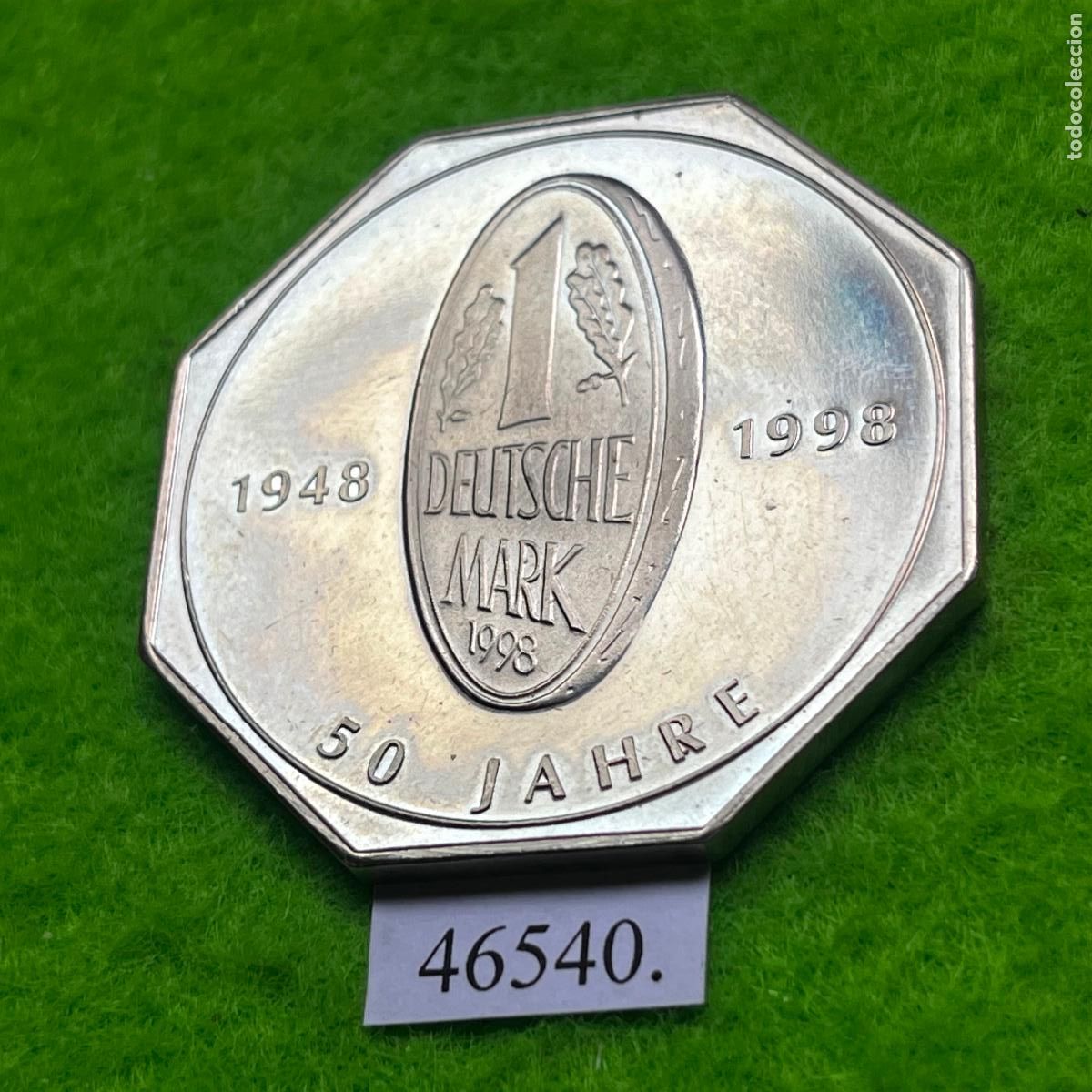 Medallas hist&oacute;ricas: Alemania, medalla conmemorativa 1998, 50 aniversario del Deutsche Mark (1948&ndash;1998)