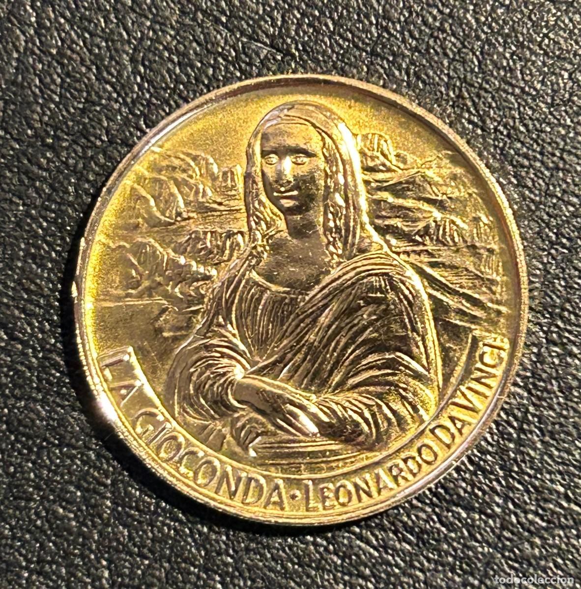 Medalhas hist&oacute;ricas: MONEDA MEDALLA ORO - LA GIOCONDA - LEONARDO DA VINCI, OPERA MAXIMA IN SAECULIS