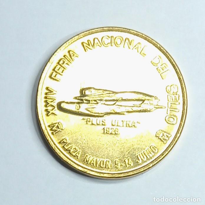 Medallas hist&oacute;ricas: Medalla Madrid Capital Europea Cultura a&ntilde;o 1992 - Avi&oacute;n Plus Ultra-