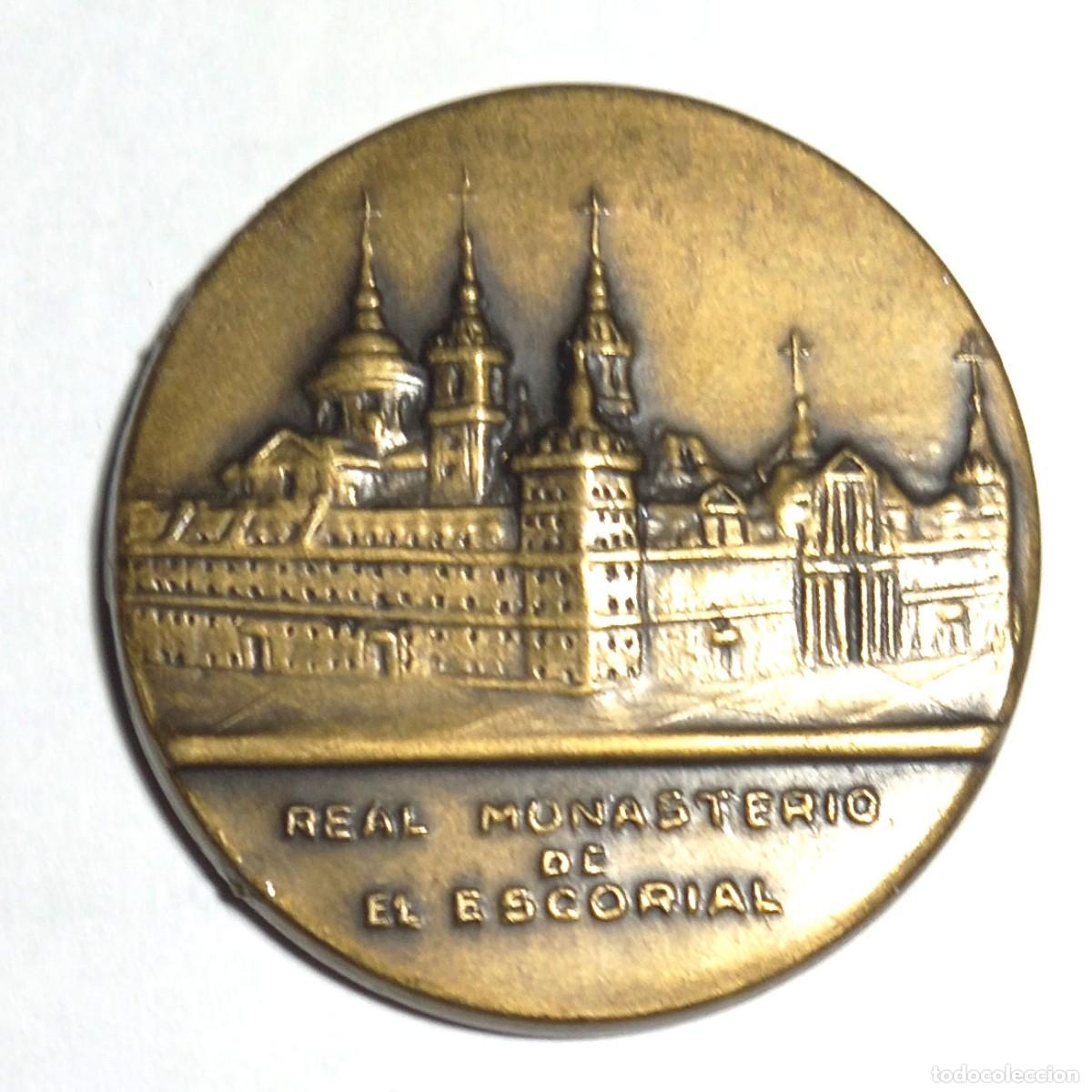 Medallas hist&oacute;ricas: Medalla bronce de Iberia con el Real Monasterio de El Escoria