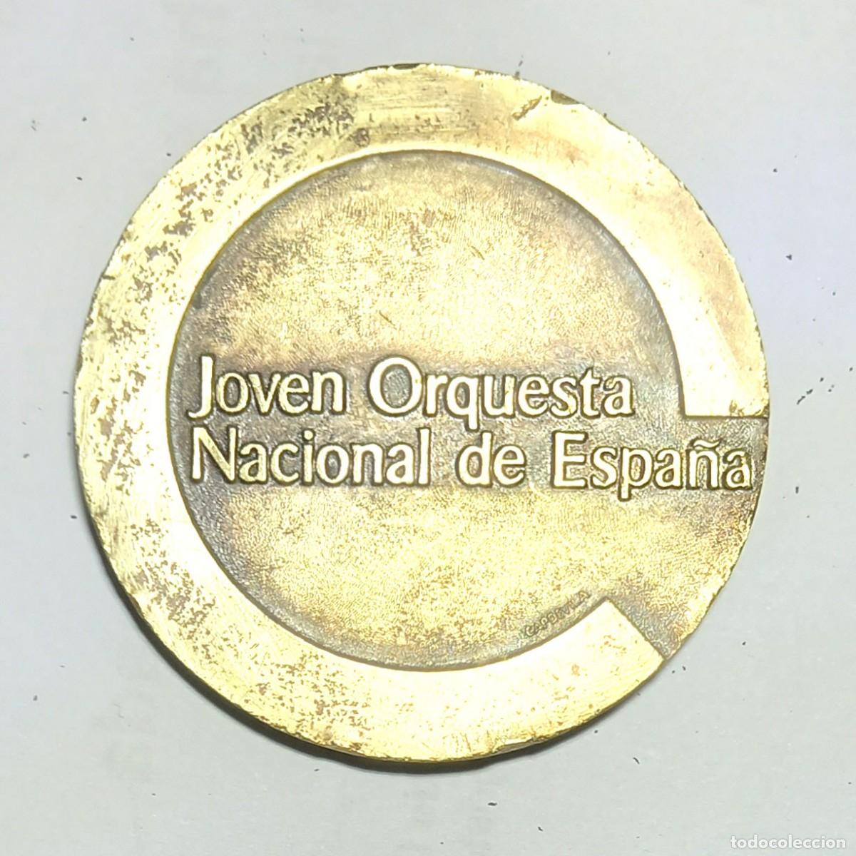 Historische Medaillen: Medalla de bronce conmemorativa del X Aniversario de la Orquesta Joven Orquesta Nacional