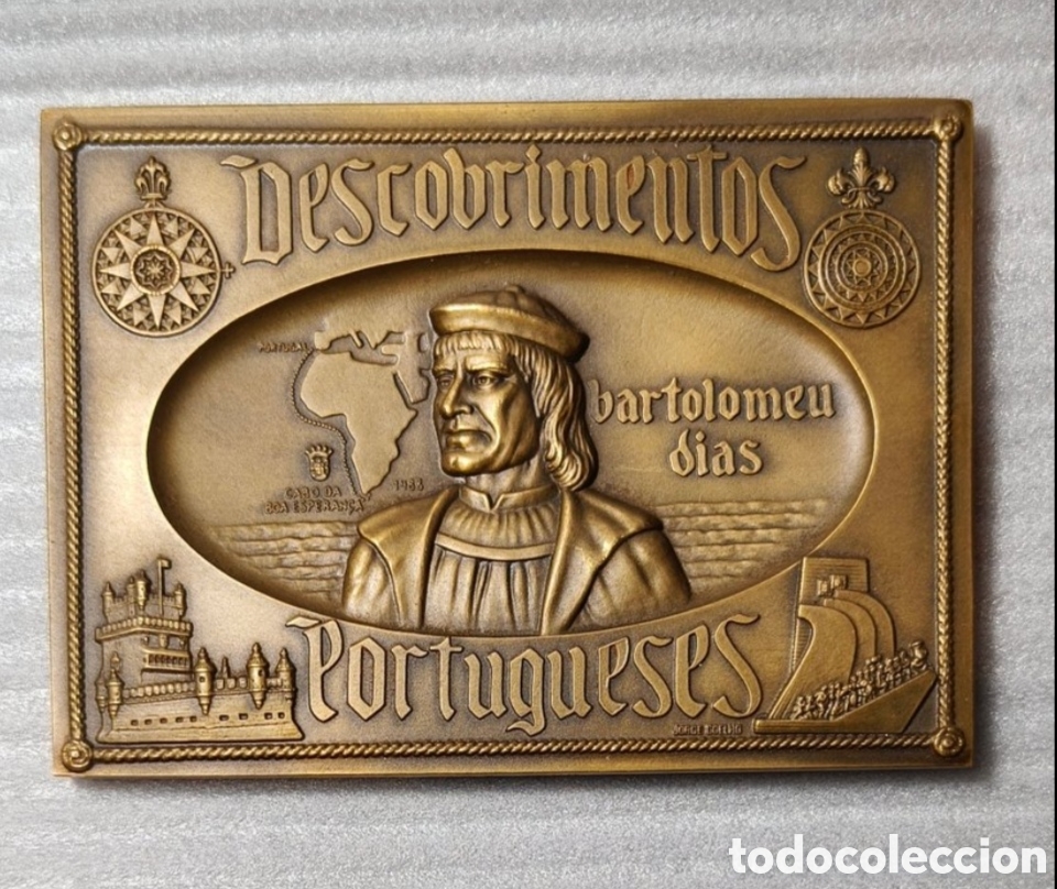 Medallas hist&oacute;ricas: Medalla conmemorativa de Bronce -500 Anos dos Descobrimentos Portugueses-Bartolomeu Dias-N&deg;355/500
