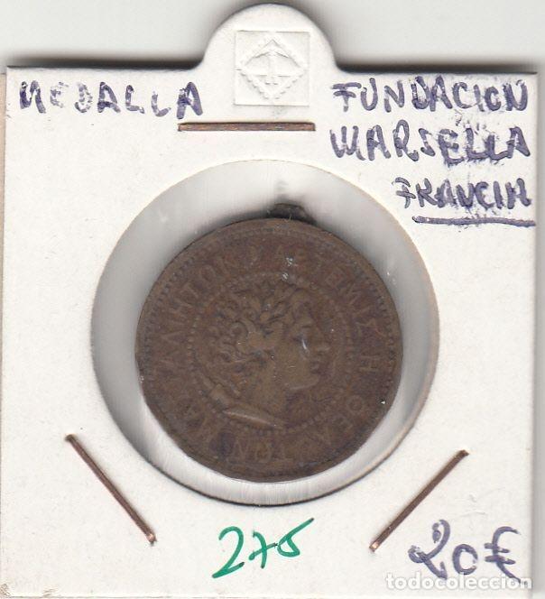Historische Medaillen: CRM0275 MEDALLA FUNDACION MARSELLA FRANCIA