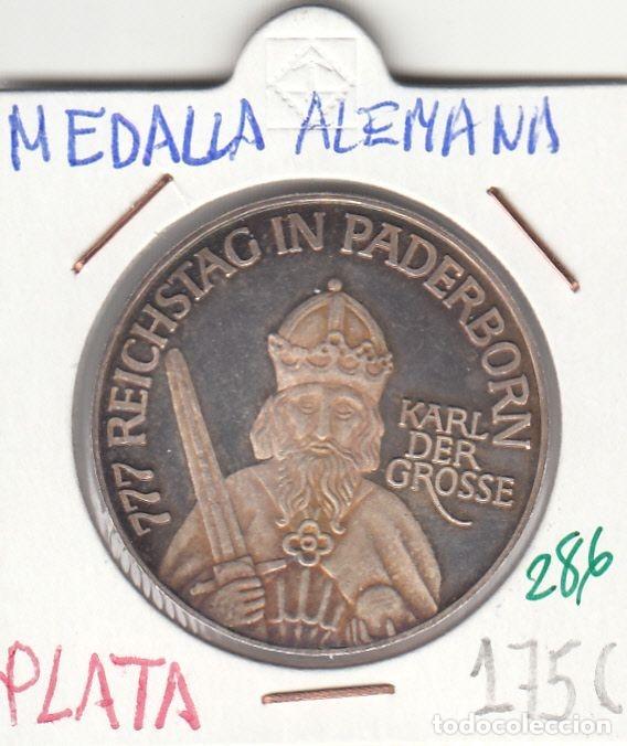 Historische Medaillen: CRM0286 MEDALLA PLATA ALEMANIA 777 REICHSTAG IN PADERNORN