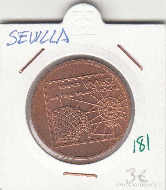 Historische Medaillen: CRM0181 MEDALLA CORREOS SEVILLA EXPO 92