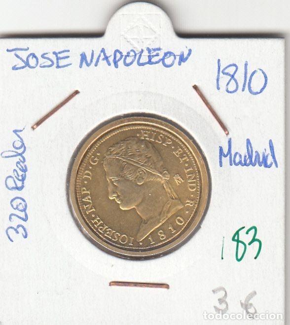 Historische Medaillen: CRM0183 MEDALLA JOSE NAPOLEON 320 REALES 1810 MADRID