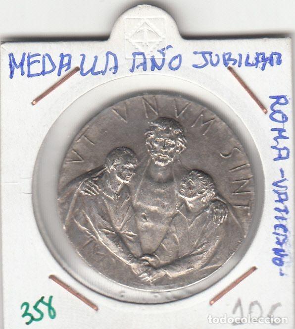 M&eacute;dailles historiques: CRM0358 MEDALLA A&Ntilde;O JUBILAR ROMA VATICANO