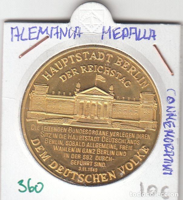 M&eacute;dailles historiques: CRM0360 MEDALLA ALEMANIA CONMEMORATIVA SIN CIRCULAR