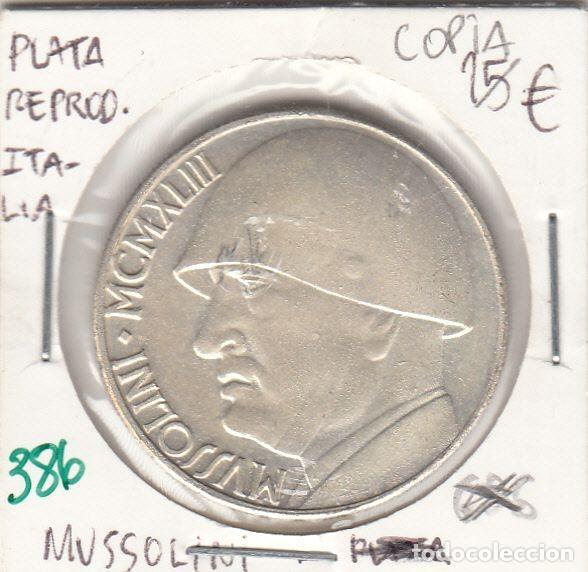 Medaglie storiche: CRM0386 MEDALLA ITALIA REPRODUCCION MUSSOLINI