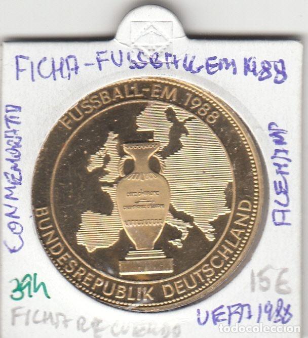 M&eacute;dailles historiques: CRM0394 MEDALLA ALEMANIA CONM. UEFA 1988