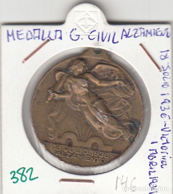 M&eacute;dailles historiques: CRM0382 MEDALLA GUARDIA CIVIL ALZAMIENTO