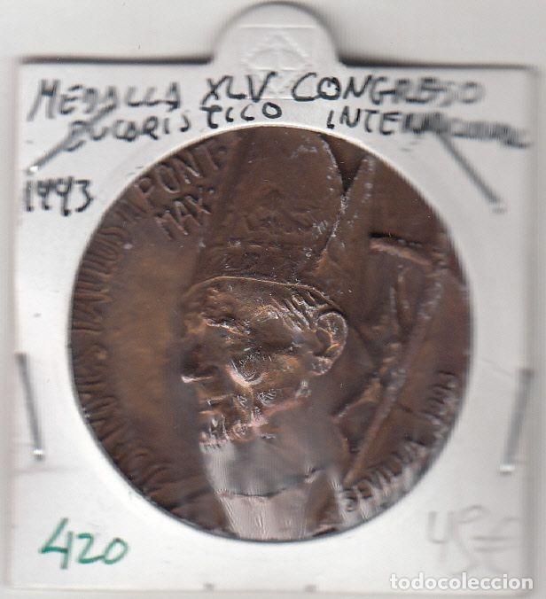 Historische Medaillen: CRM0420 MEDALLA XLV CONGRESO EUCARISTICO 1993 MBC