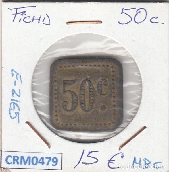 Historische Medaillen: CRM0479 FICHA 50 CENTIMOS MBC