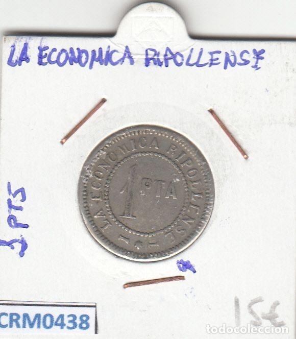 Historical Medals: CRM0438 FICHA LA ECONOMICA RIPOLLENSE 1 PESETA