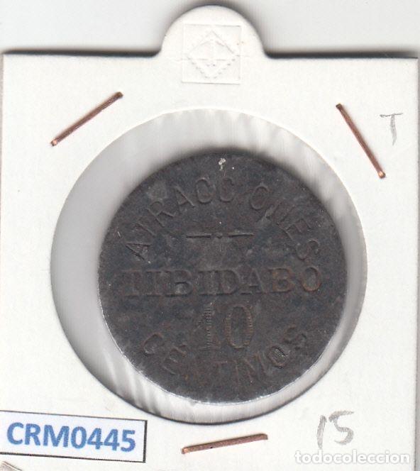 Historical Medals: CRM0445 FICHA TIBIDABO 10 CENTIMOS
