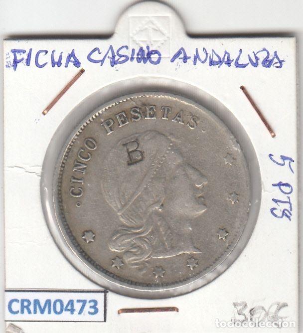 Medaglie storiche: CRM0473 FICHA DE CASINO ANDALUZA 5 PESETAS