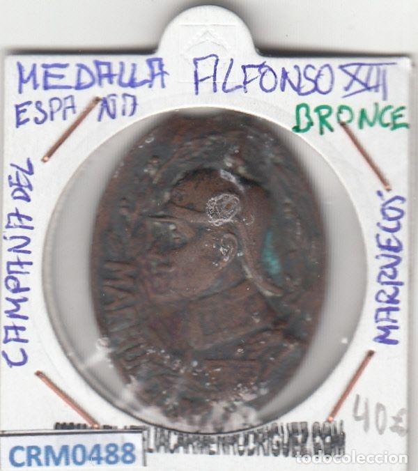 M&eacute;dailles historiques: CRM0488 MEDALLA ESPA&Ntilde;A ALFONSO XIII CAMPA&Ntilde;A DE MARRUECOS BC
