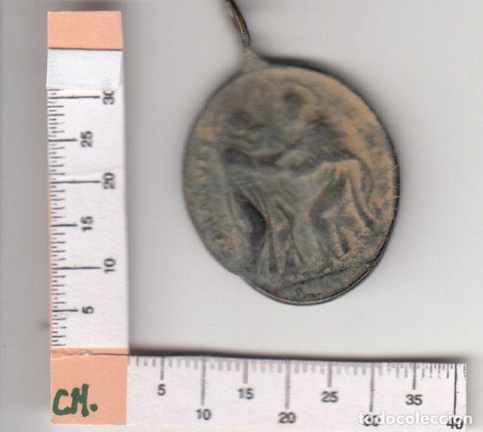 M&eacute;dailles historiques: CRM0493 MEDALLA RELIGIOSA A IDENTIFICAR DE BRONCE MBC