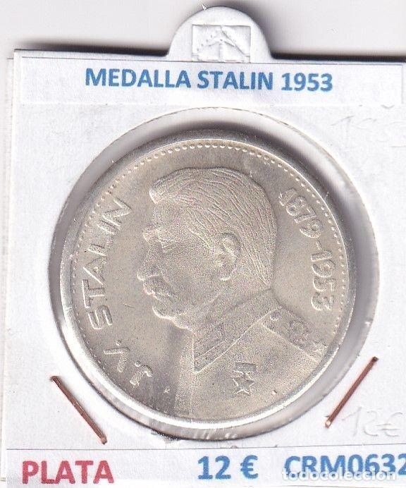 Historische Medaillen: CRM0632 MEDALLA STALIN 1953 PLATA