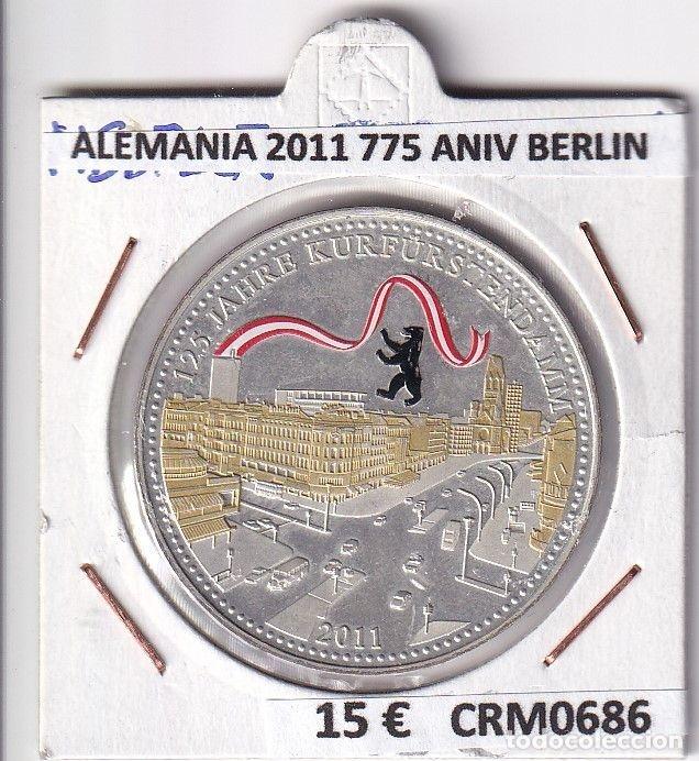 Medalhas hist&oacute;ricas: CRM0686 MEDALLA ALEMANIA 2011 775 ANIV DE BERLIN