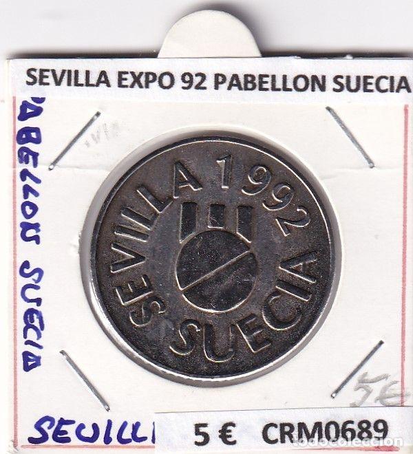 Historische Medaillen: CRM0689 MEDALLA SEVILLA EXPO 92 PABELLON SUECIA